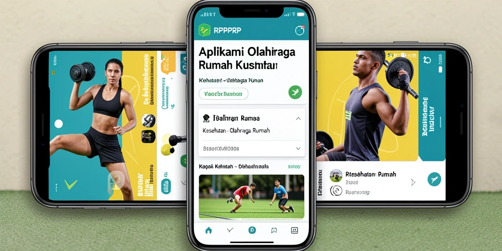 Tampilan antarmuka RPRPRP yang menarik untuk olahraga rumah.